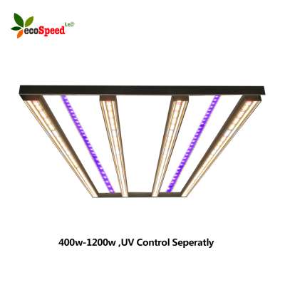 EcoSpeed Led Grow Light 400W 4Bars lm301h chips Inventronics Driver Hydroponics Full Spectrum Commercial planting